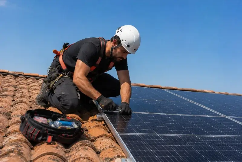 Maintenance et monitoring de panneaux solaires au Pont-de-Beauvoisin