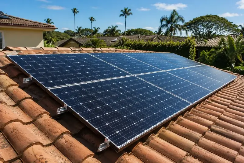 Installation de panneaux solaires au Pont-de-Beauvoisin